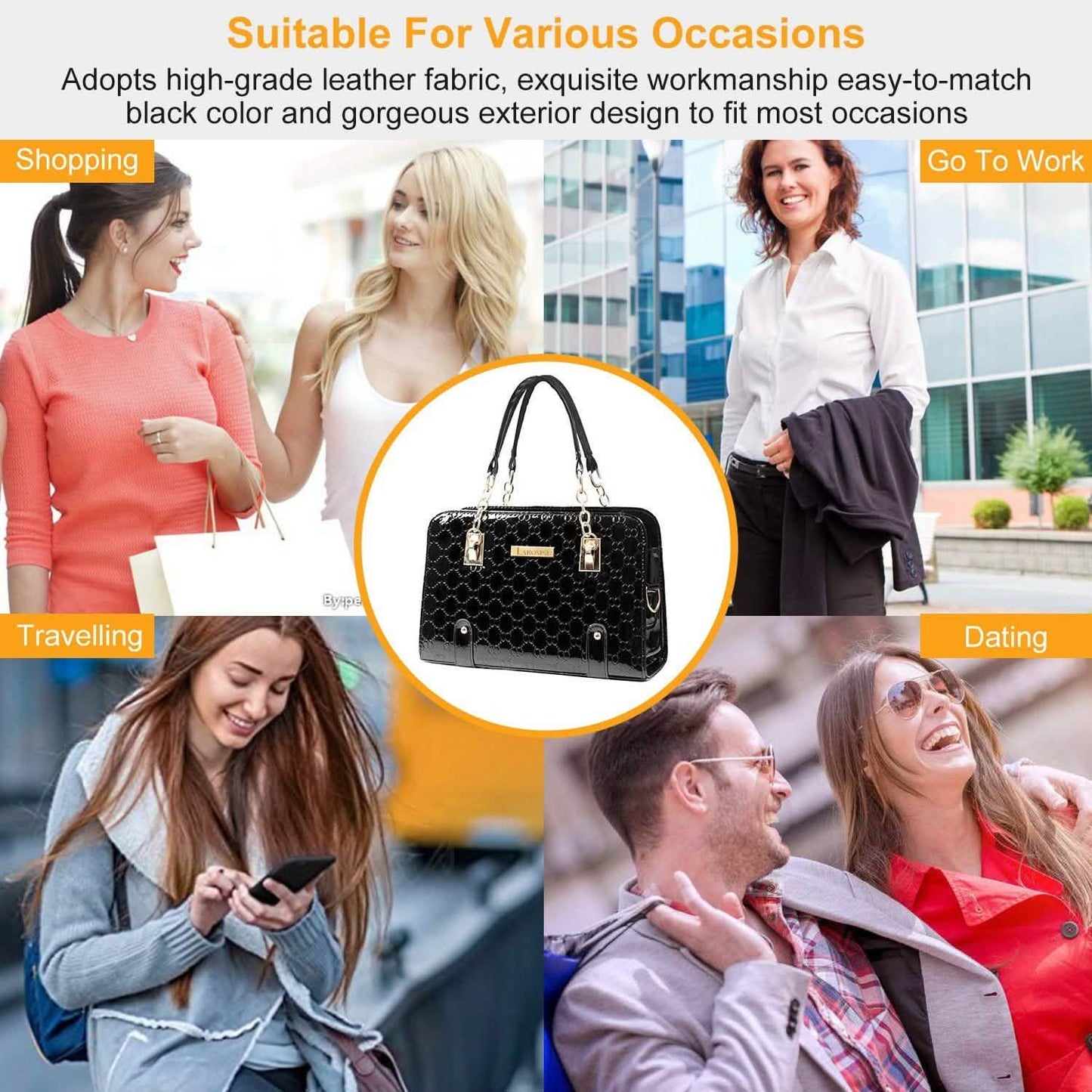 Handtasche aus Leder für Damen