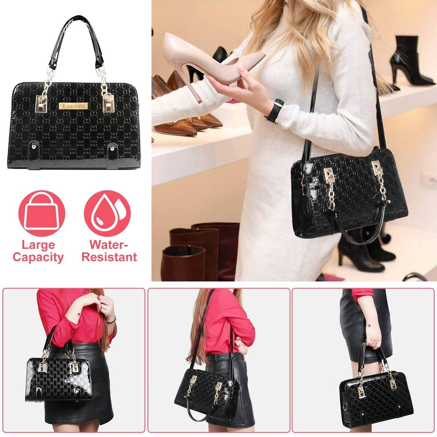 Handtasche aus Leder für Damen