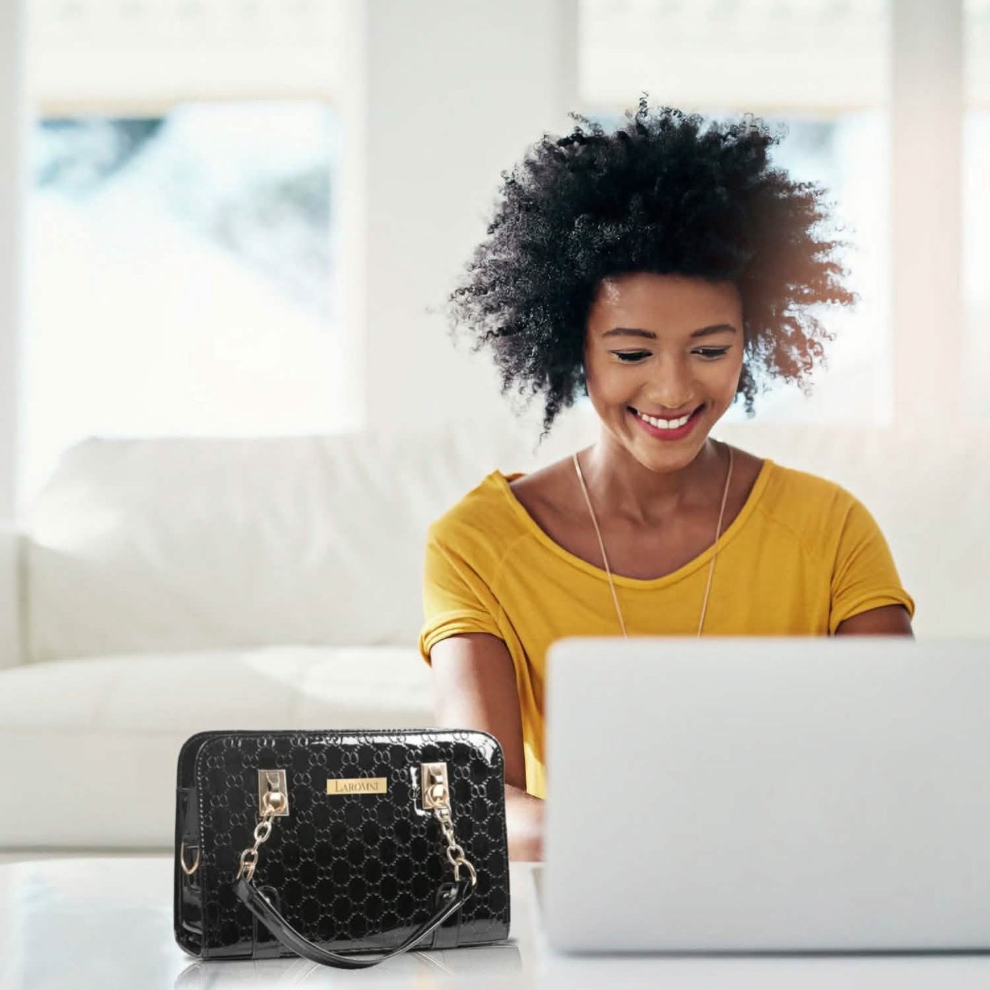 Handtasche aus Leder für Damen