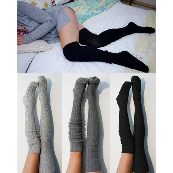 Damen Socken Einfarbig