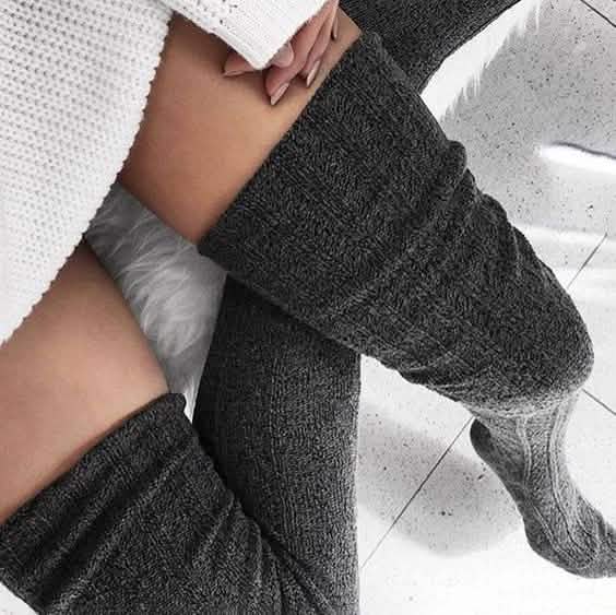 Damen Socken Einfarbig