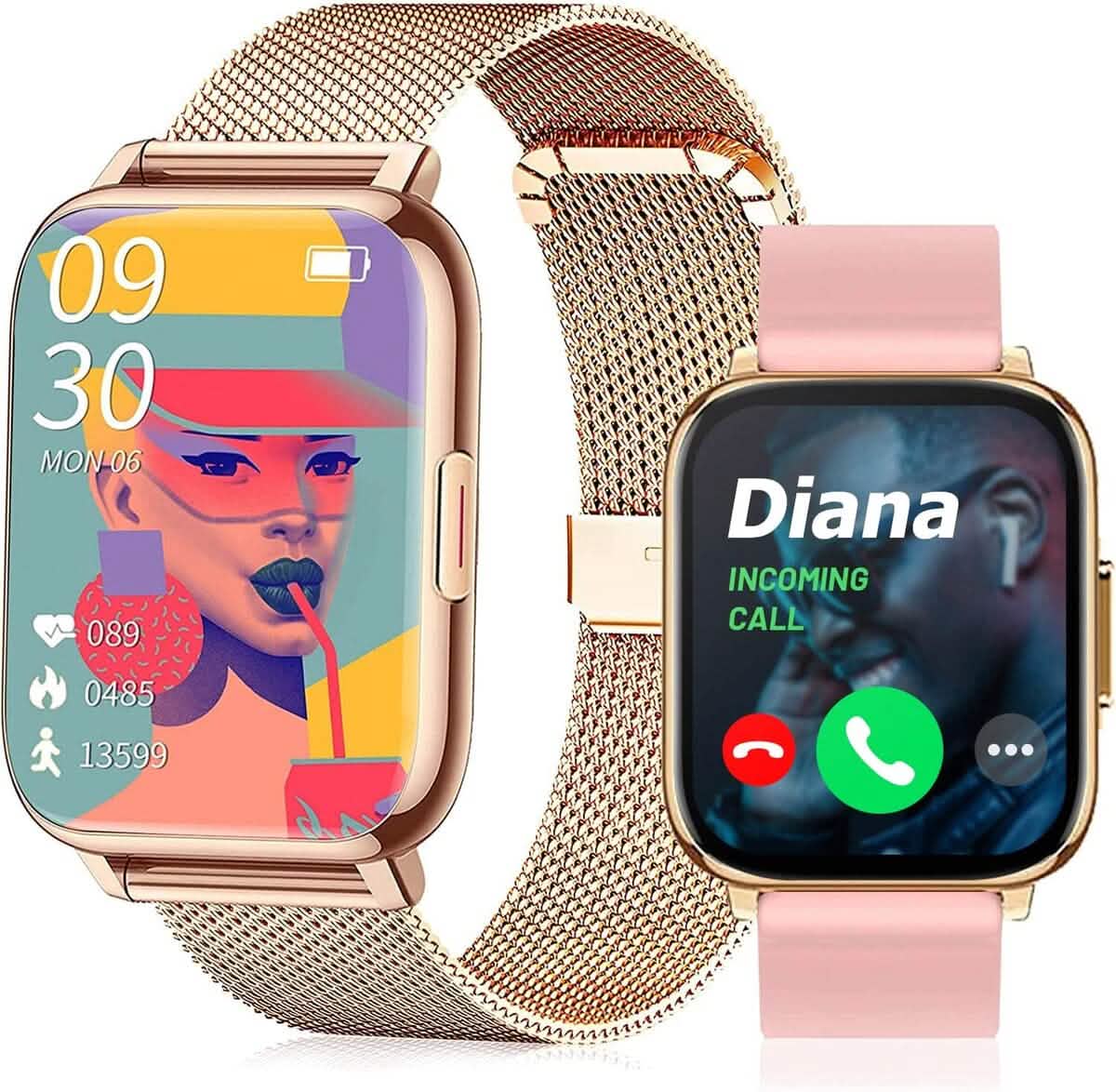 Fitness-Tracker für Damen mit Blutdruck- und Herzfrequenzmessung