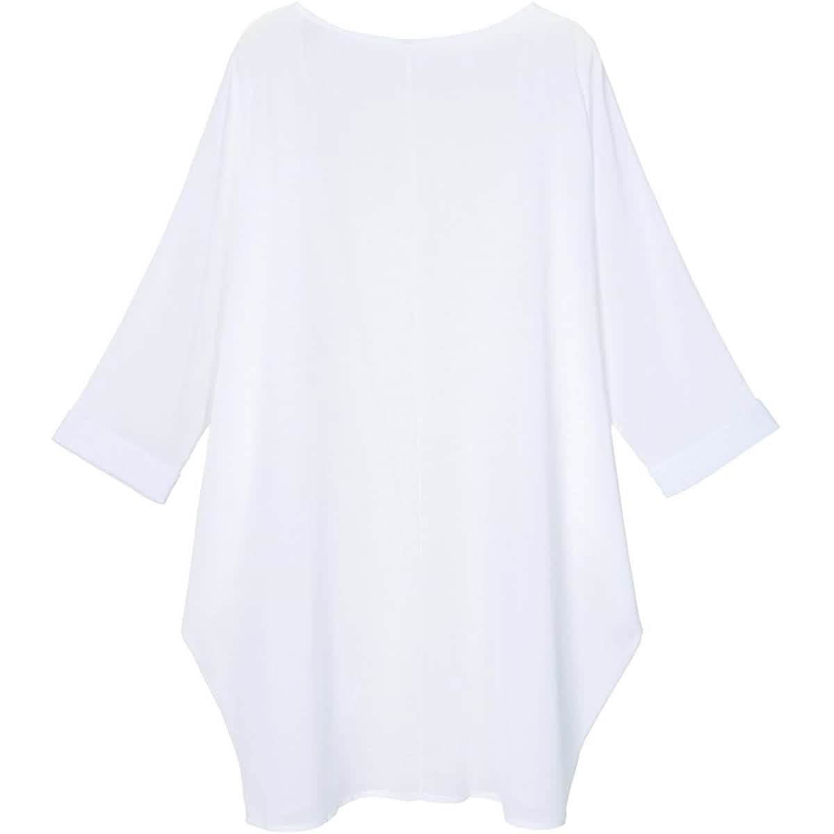 Damen Kimono-Cardigan aus transparentem Chiffon mit Blumenmuster, locker geschnitten