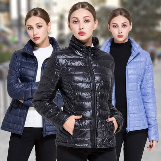 Damen-Daunenjacke mit Entendaunenfüllung