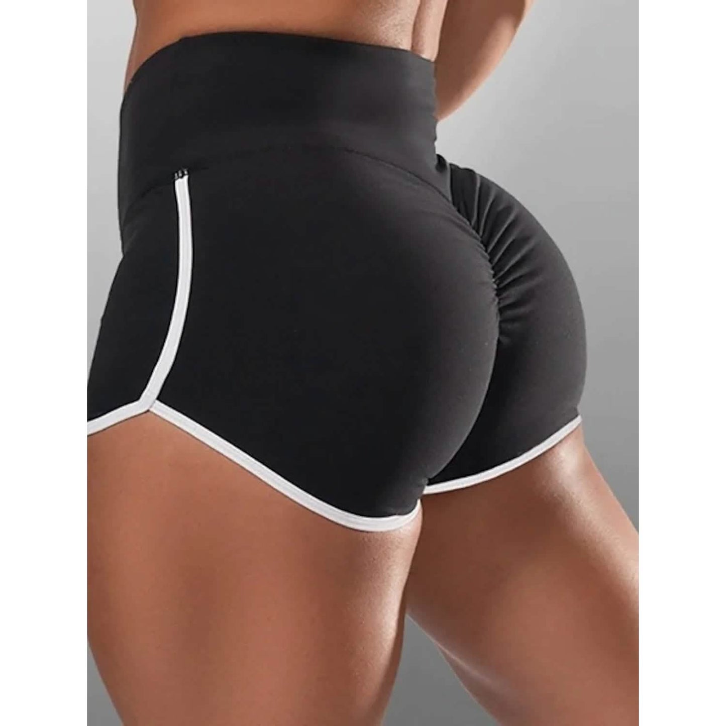 Damen-Laufshorts mit hoher Taille