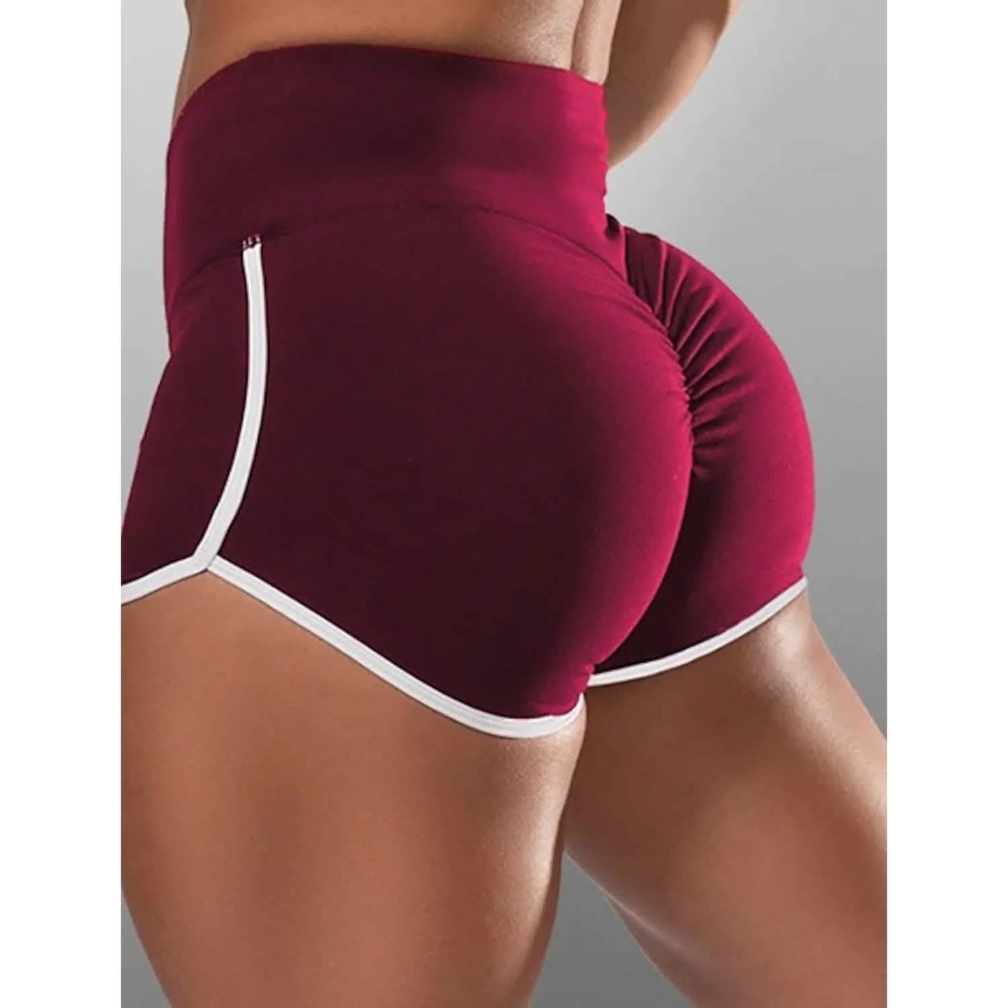 Damen-Laufshorts mit hoher Taille