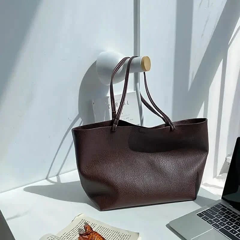 Damen große Tragetaschen PU-Leder-Schultertasche Weiche Geldbörse Hobo Handtasche Lässige Umhängetasche für Reise und Arbeit