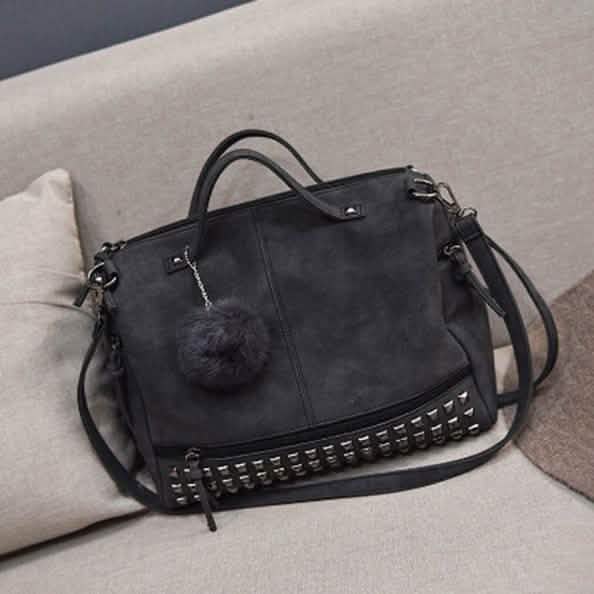 Lässige Damenhandtasche aus Leder