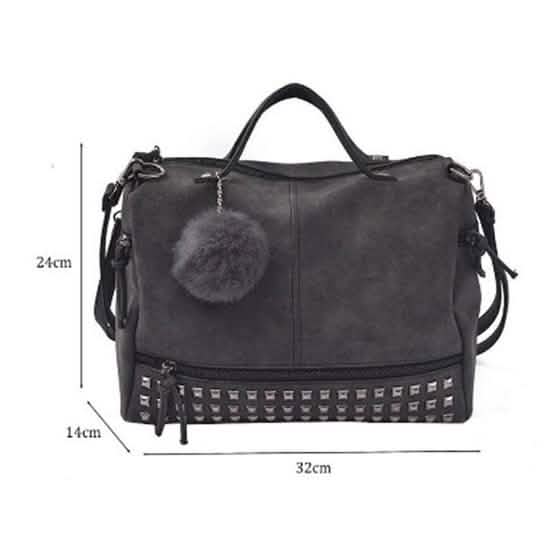 Lässige Damenhandtasche aus Leder