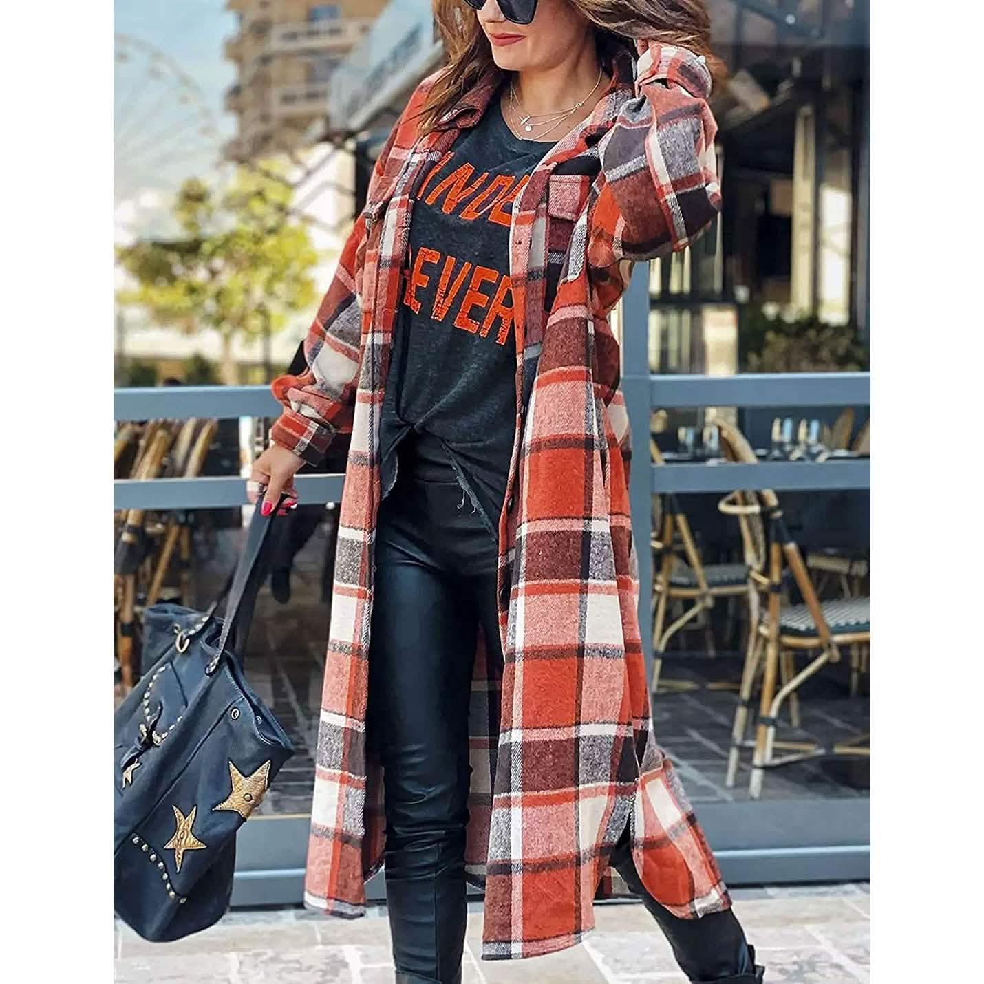 Damen-Loungewear mit Revers, Knopfleiste und langen Ärmeln