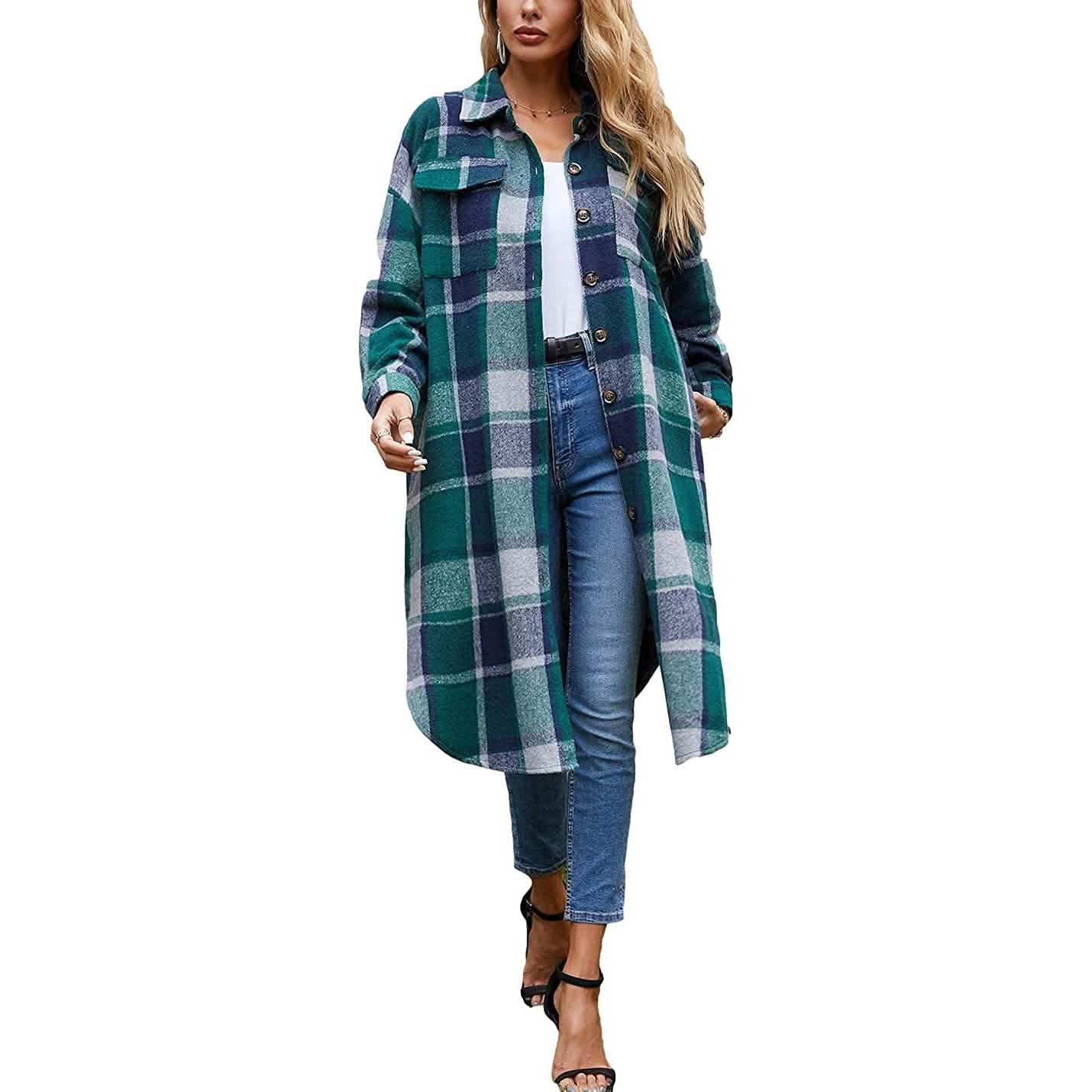 Damen-Loungewear mit Revers, Knopfleiste und langen Ärmeln