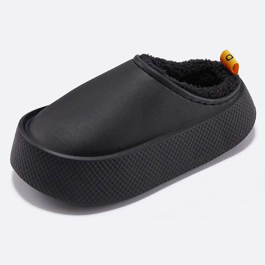 Damen Herren Flauschige Pantoletten Hausschuhe Plüschige Kuschelige Schlafzimmer Memory Foam Pantoletten Clogs