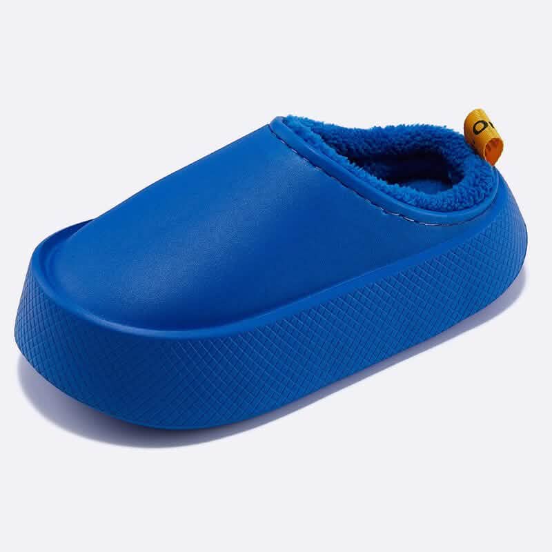 Damen Herren Flauschige Pantoletten Hausschuhe Plüschige Kuschelige Schlafzimmer Memory Foam Pantoletten Clogs