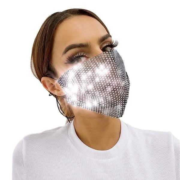 Damen Netz Sonnen-Diamant-Maske
