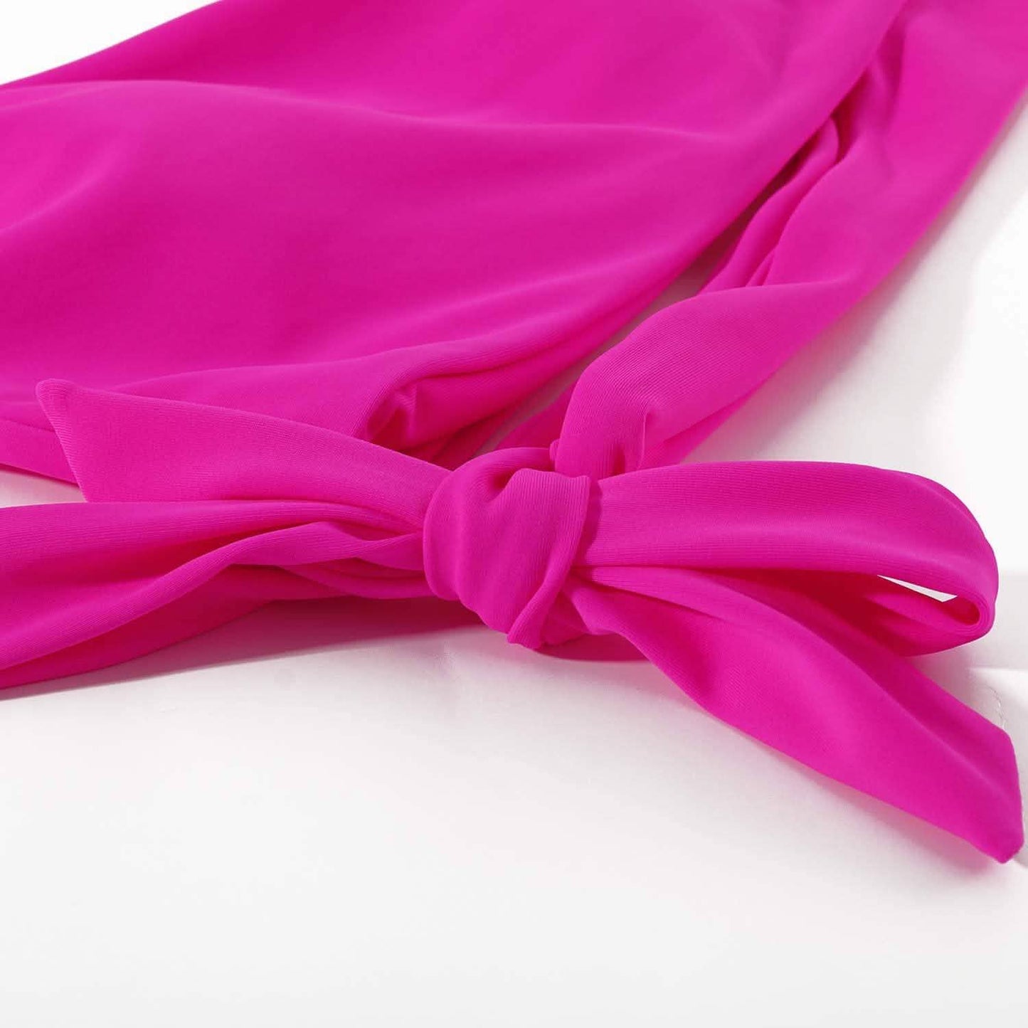 Damen Bikini mit hoher Taille und One-Shoulder-Träger