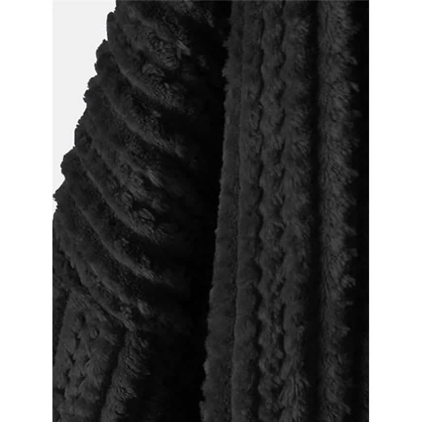 Damen Plus Size Mantel mit Knopfleistentaschen