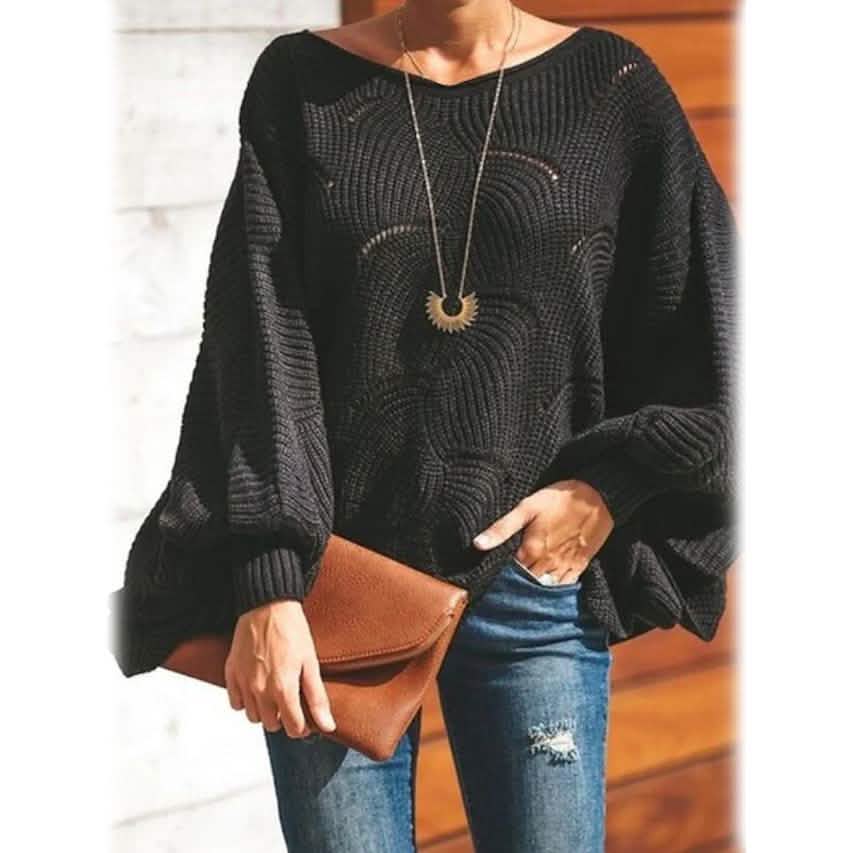 Damen Pullover Strickpullover