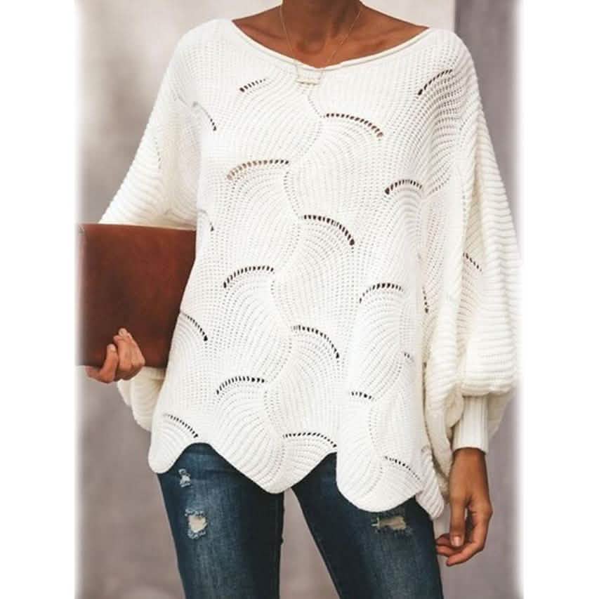 Damen Pullover Strickpullover