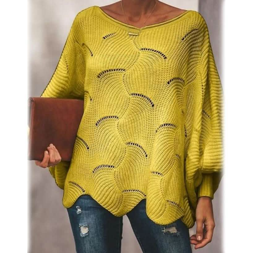 Damen Pullover Strickpullover
