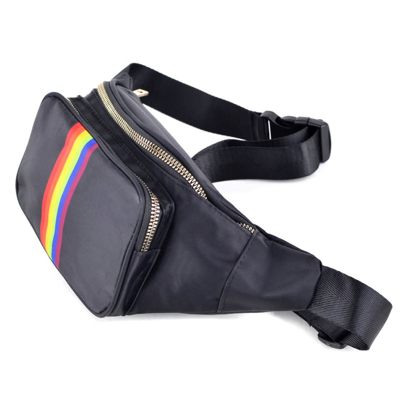 Regenbogen-Bauchtaschen für Damen