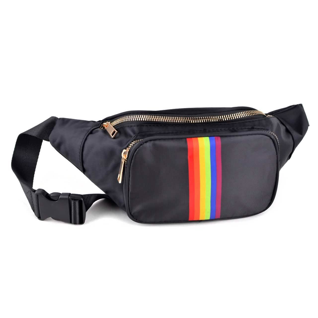 Regenbogen-Bauchtaschen für Damen