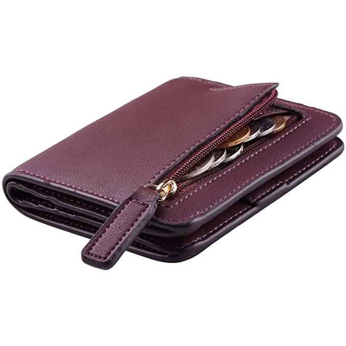 Damen RFID-blockierendes Mini-Portemonnaie