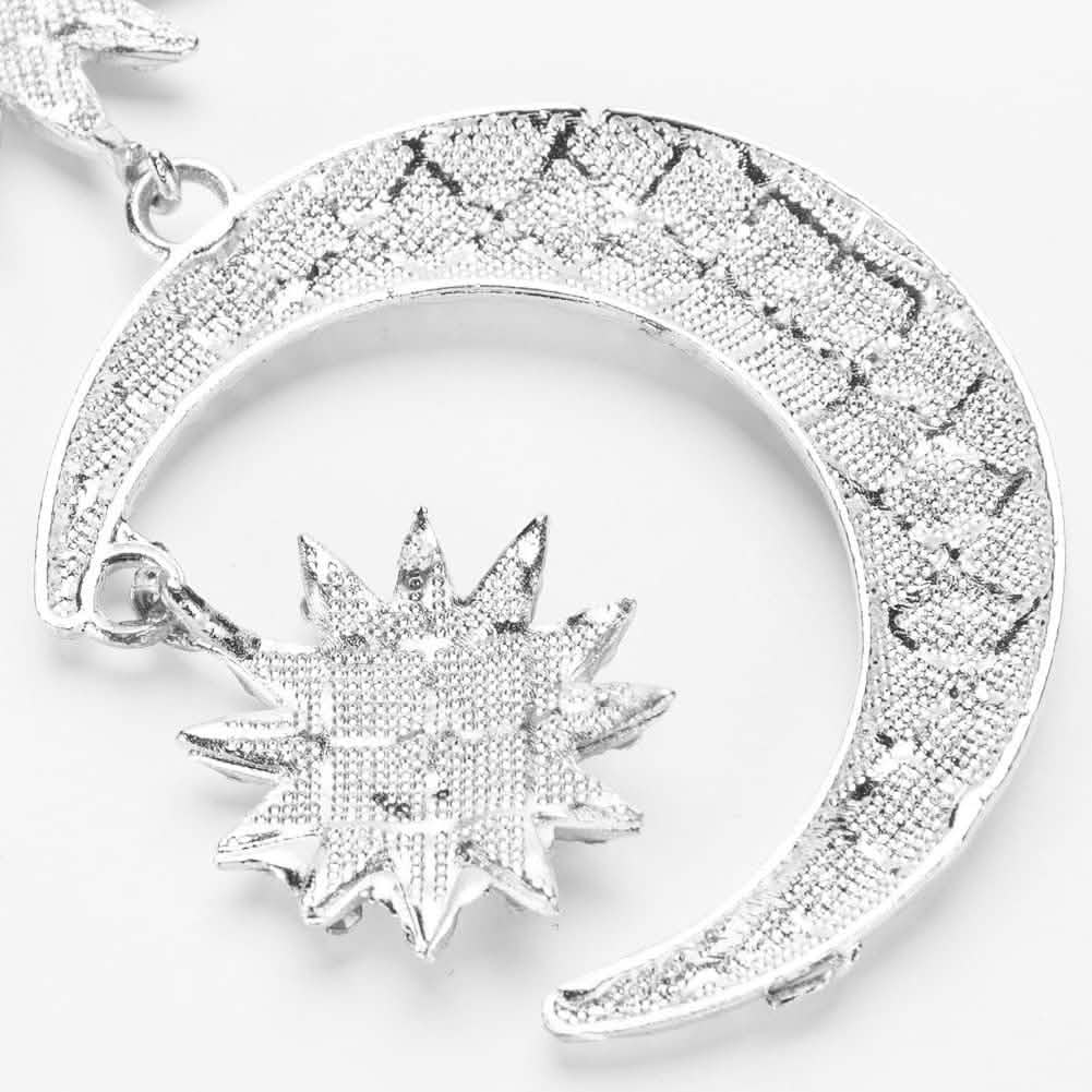 Damen-Ohrringe, Strass, Punk-Stil