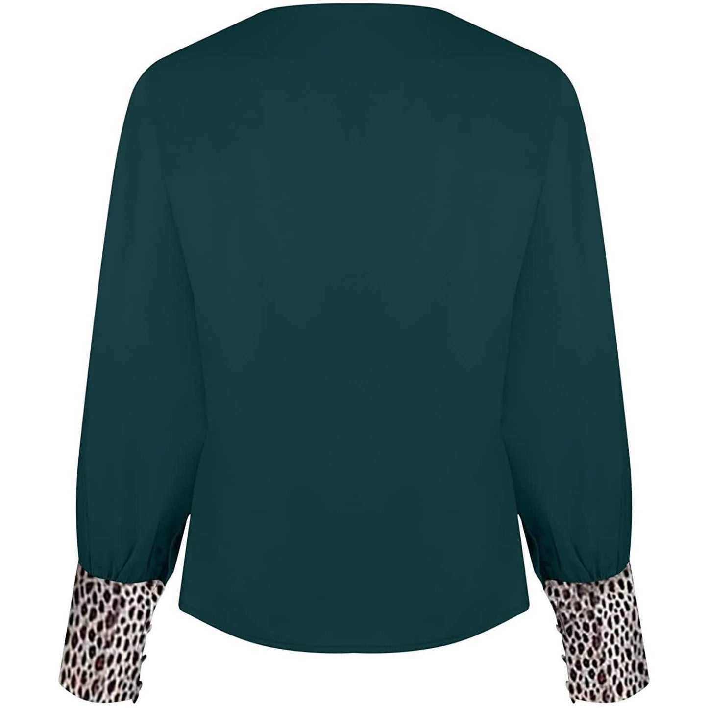 Damen sexy Leoparden-Print-Shirt