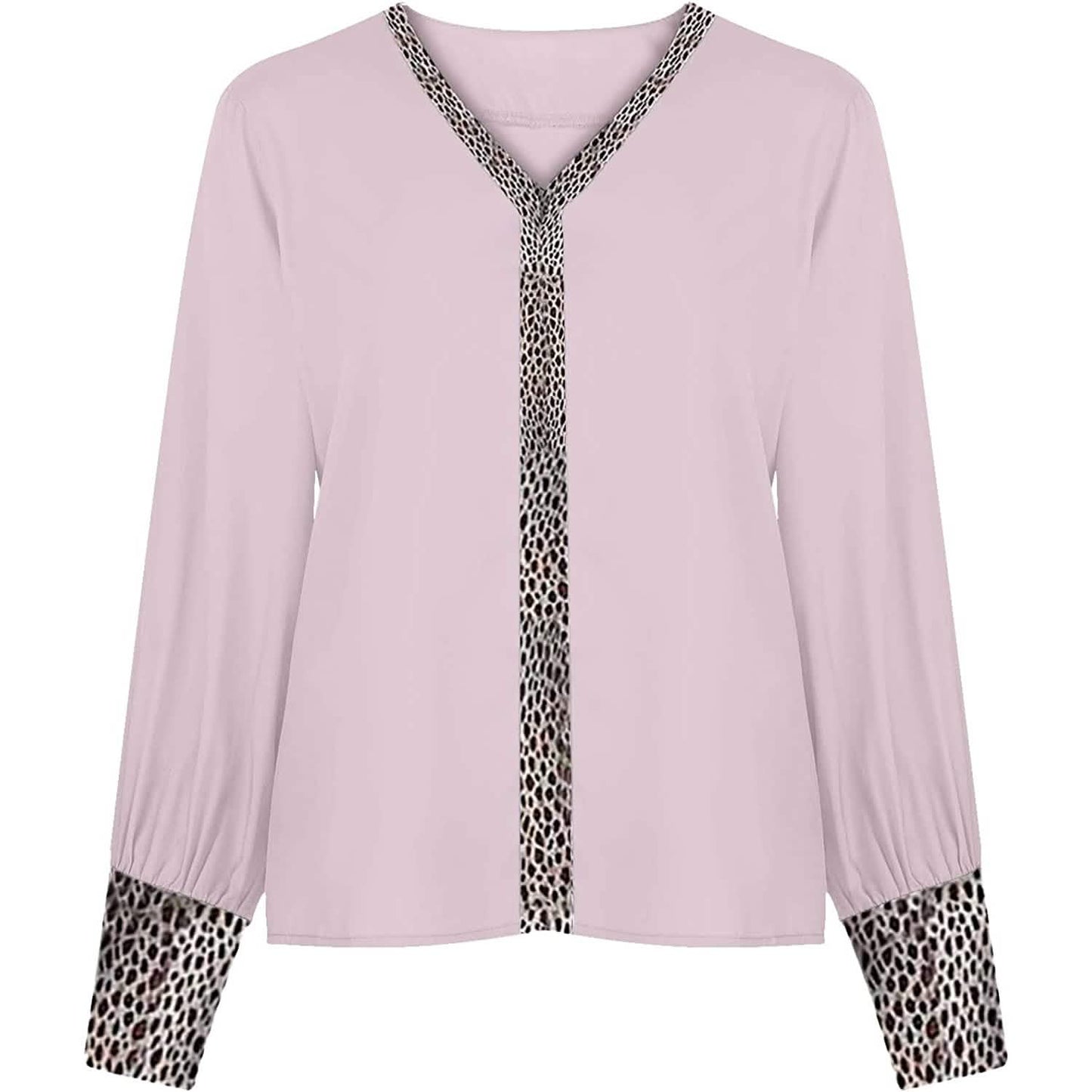 Damen sexy Leoparden-Print-Shirt