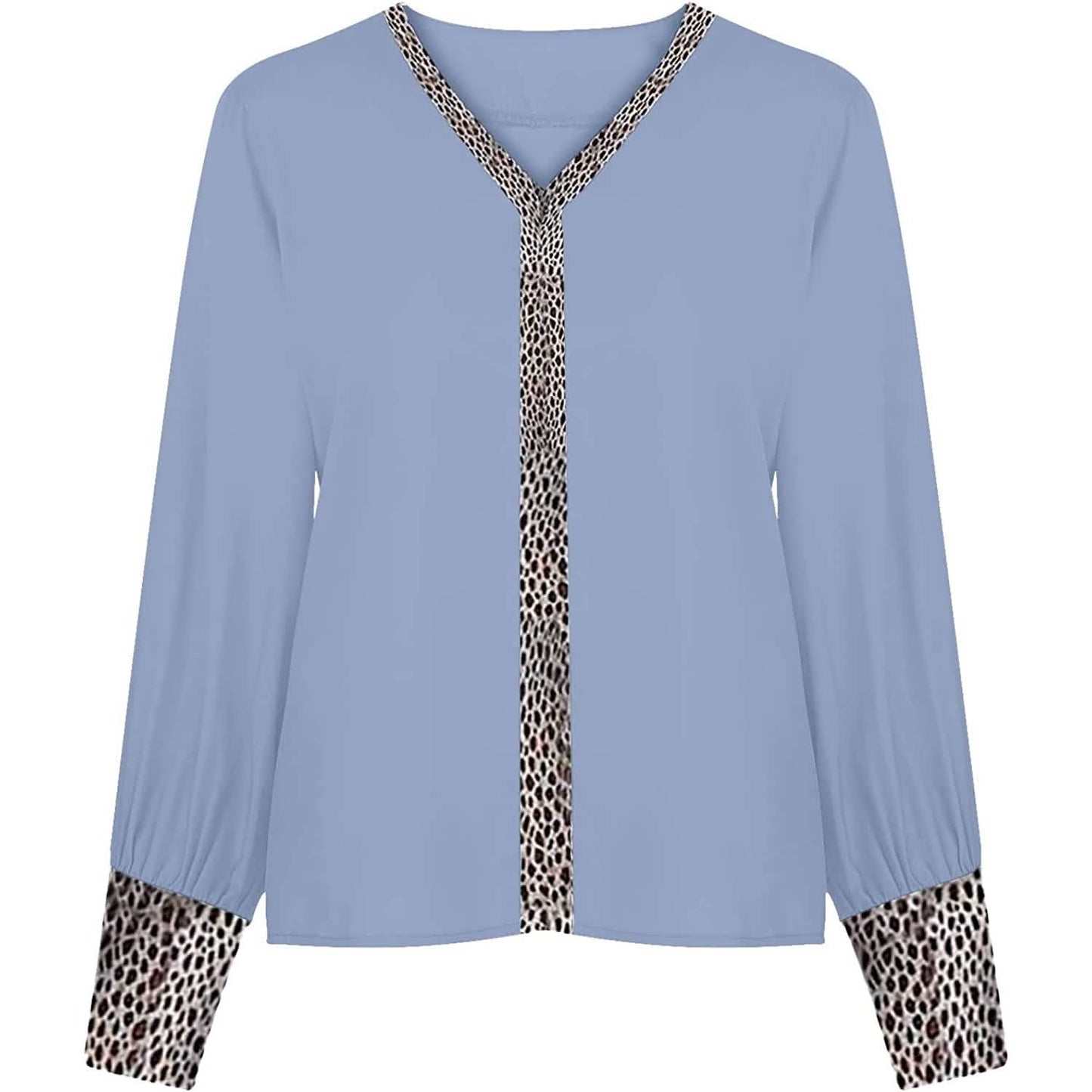 Damen sexy Leoparden-Print-Shirt