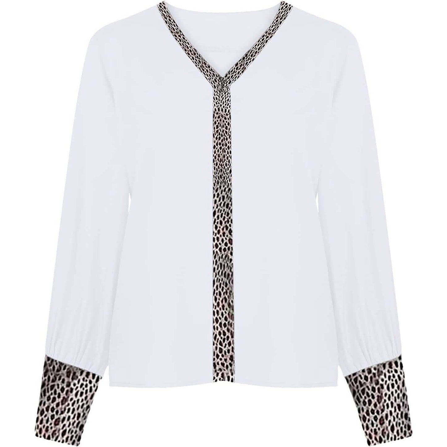 Damen sexy Leoparden-Print-Shirt