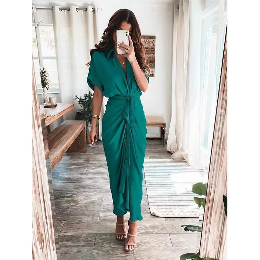 Damenhemd, Maxi-Kleid