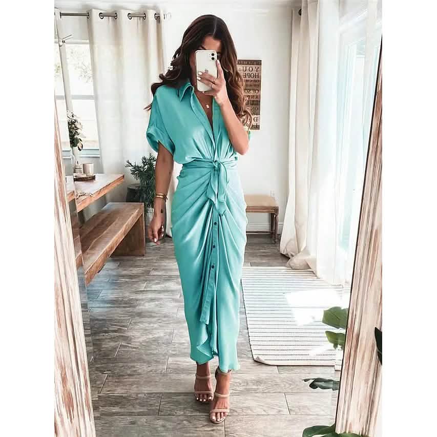 Damenhemd, Maxi-Kleid