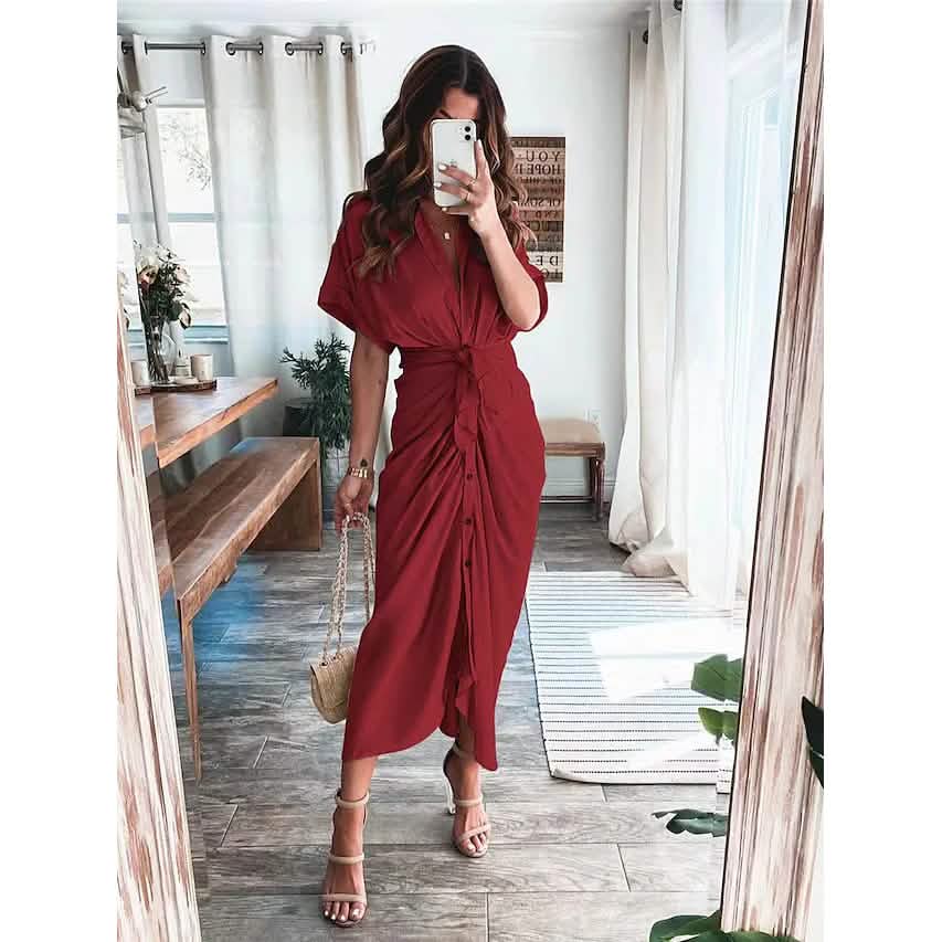 Damenhemd, Maxi-Kleid