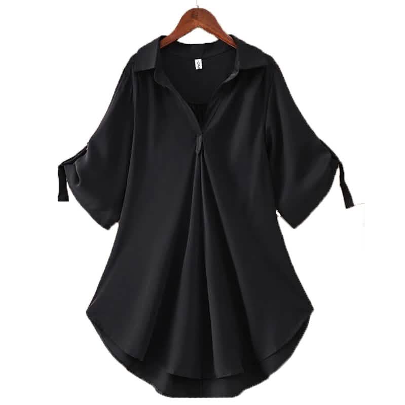 Damen-Shirt unifarbenes Oberteil