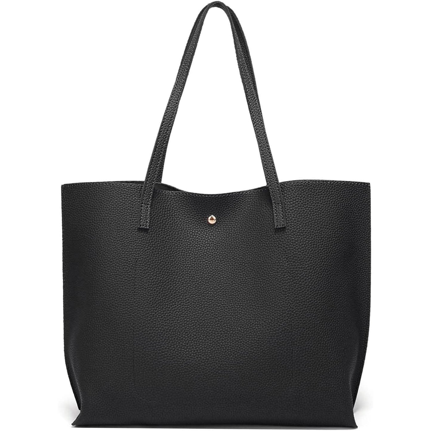 Damen Weiche Kunstleder Schultertasche