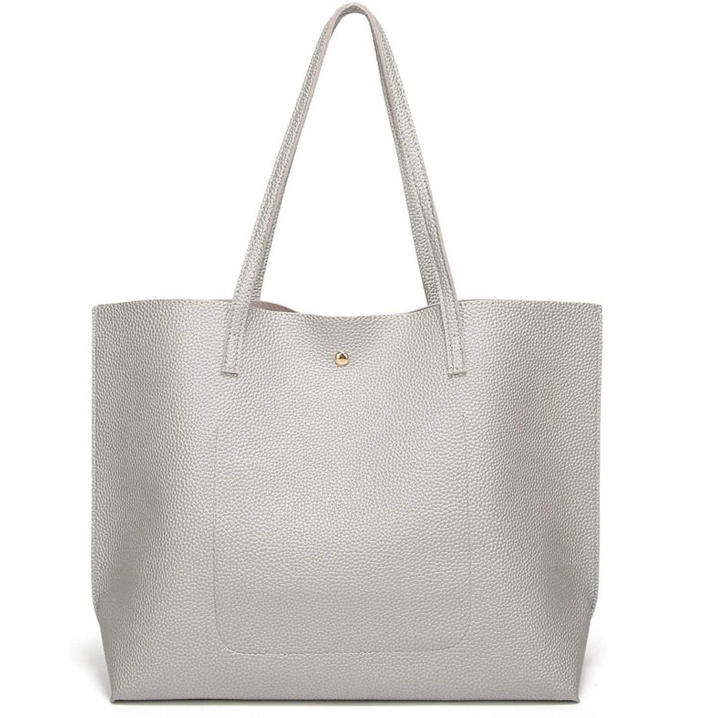 Damen Weiche Kunstleder Schultertasche