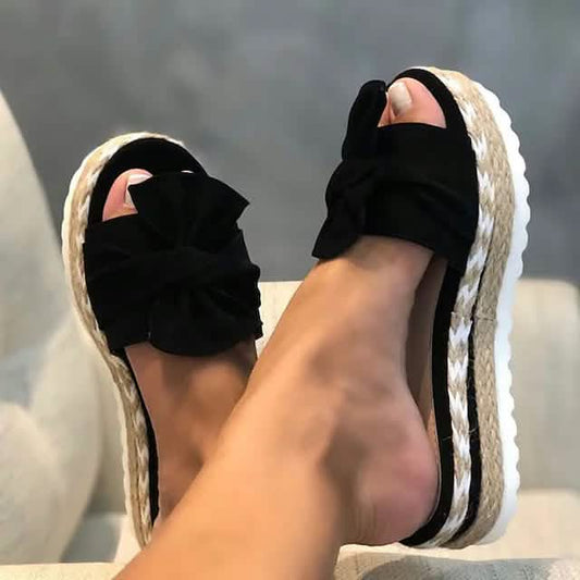 Damen-Sommer-Freizeit-Plateausandalen