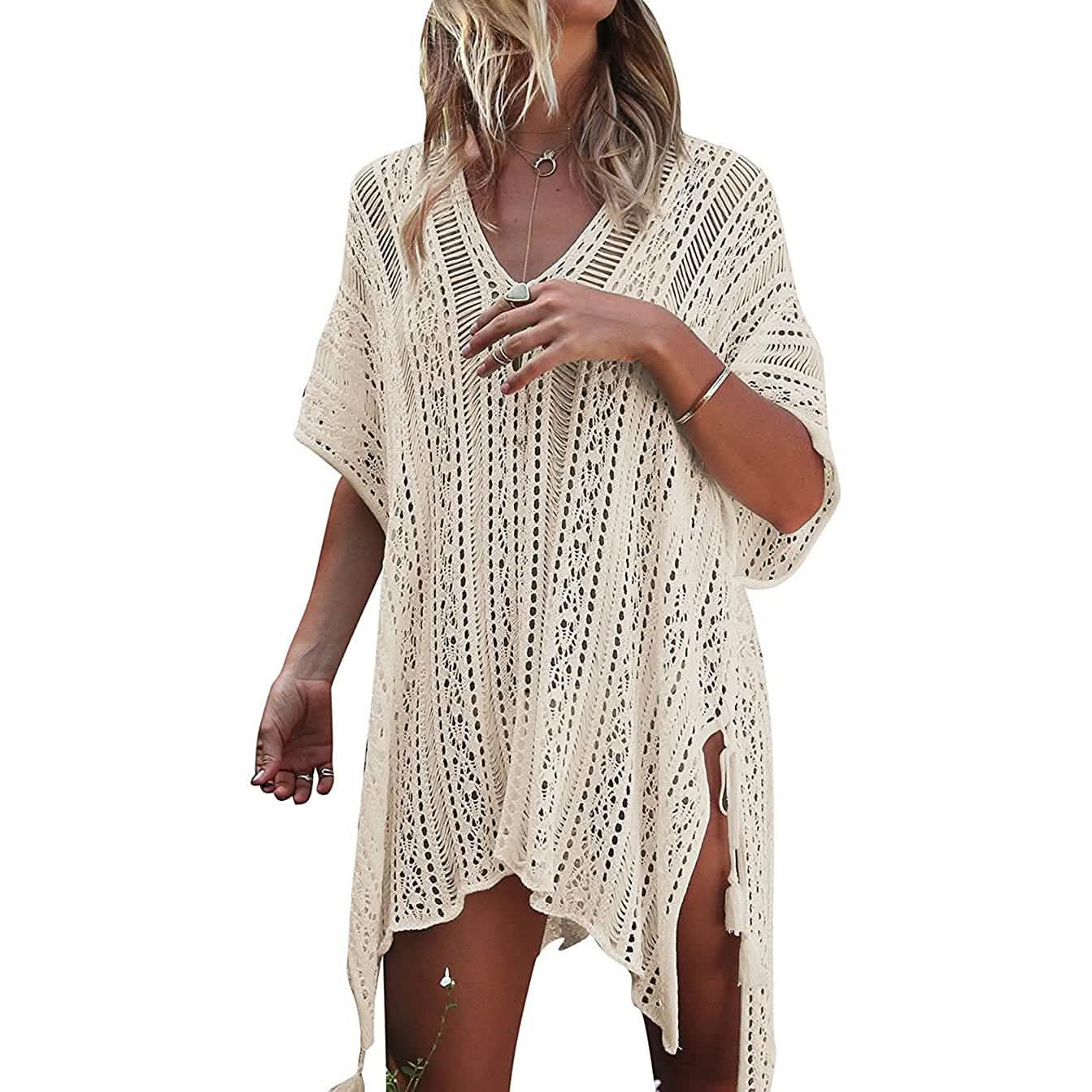 Damen Sommer Badeanzug Bikini Strand Badebekleidung Cover-up