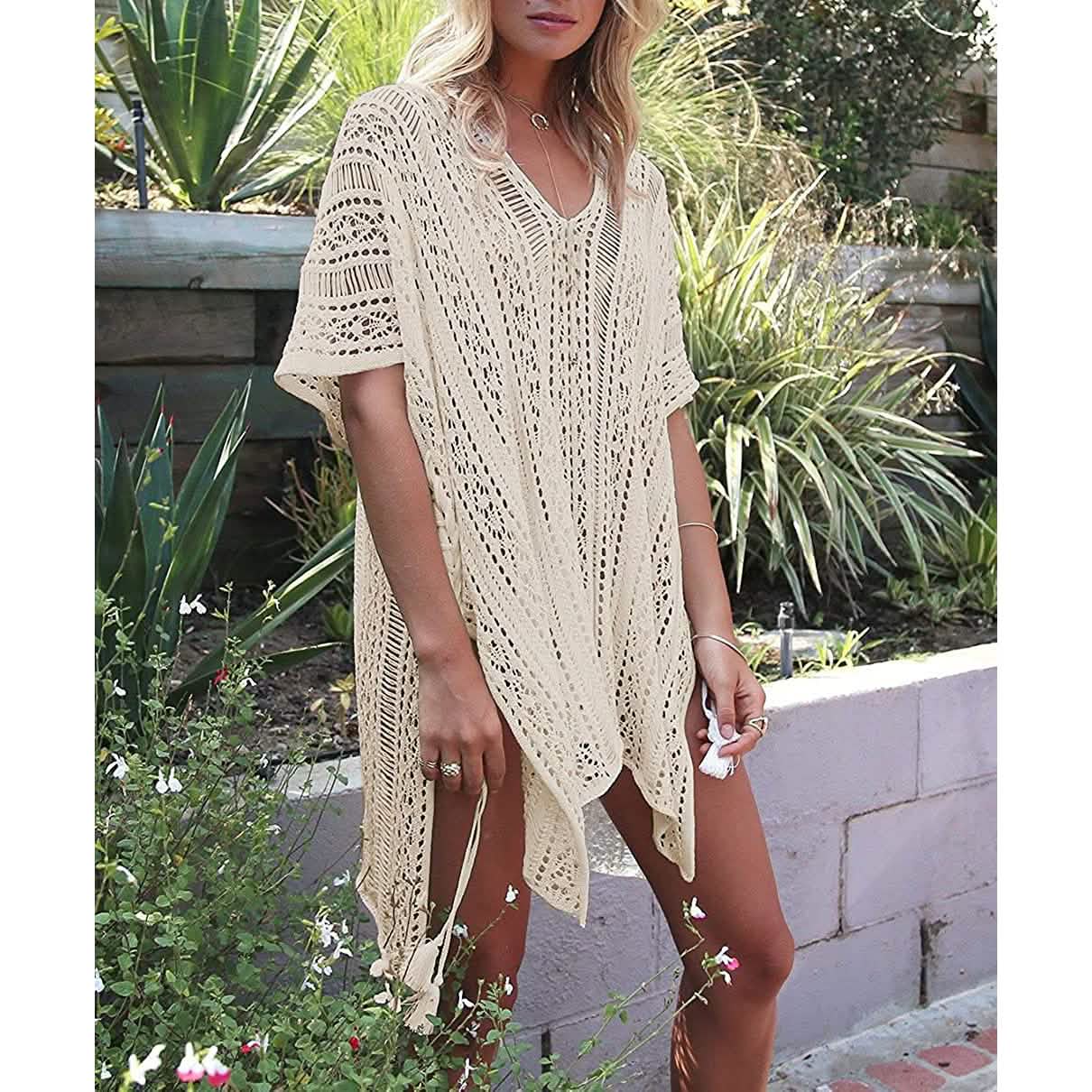 Damen Sommer Badeanzug Bikini Strand Badebekleidung Cover-up