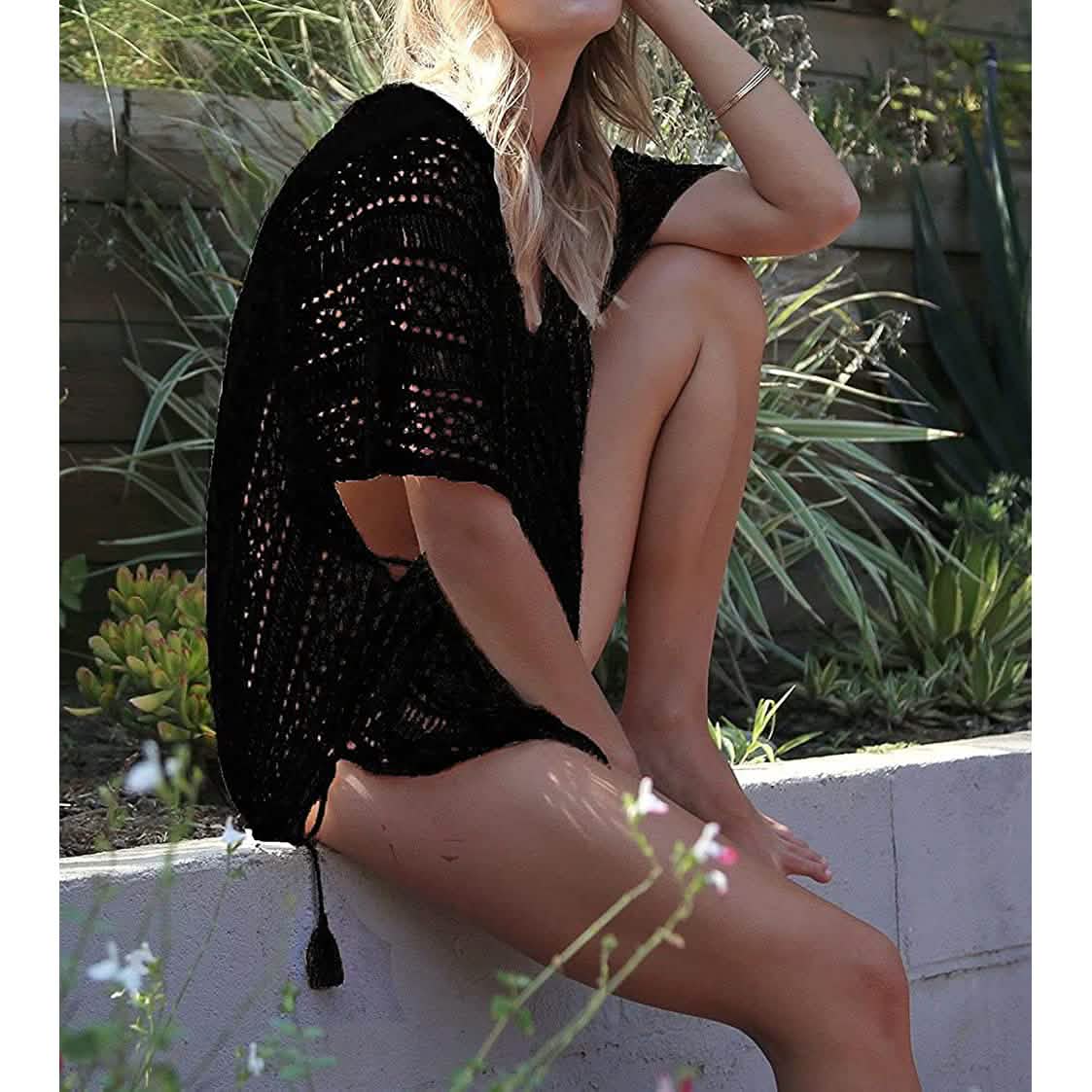 Damen Sommer Badeanzug Bikini Strand Badebekleidung Cover-up