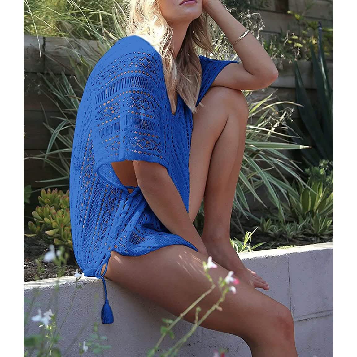 Damen Sommer Badeanzug Bikini Strand Badebekleidung Cover-up