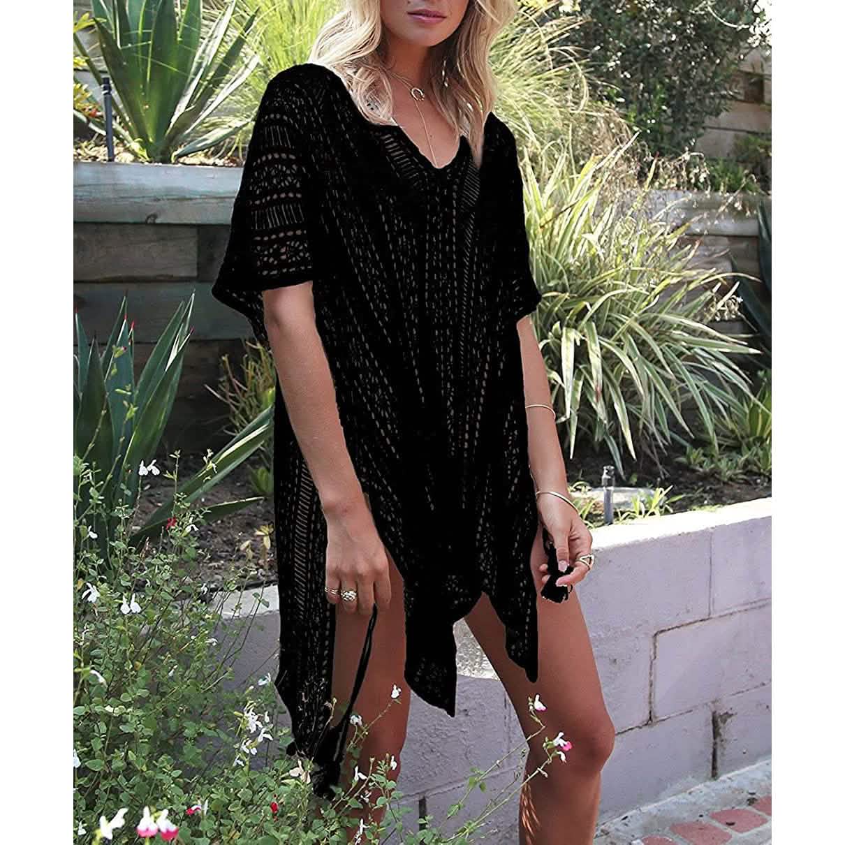 Damen Sommer Badeanzug Bikini Strand Badebekleidung Cover-up