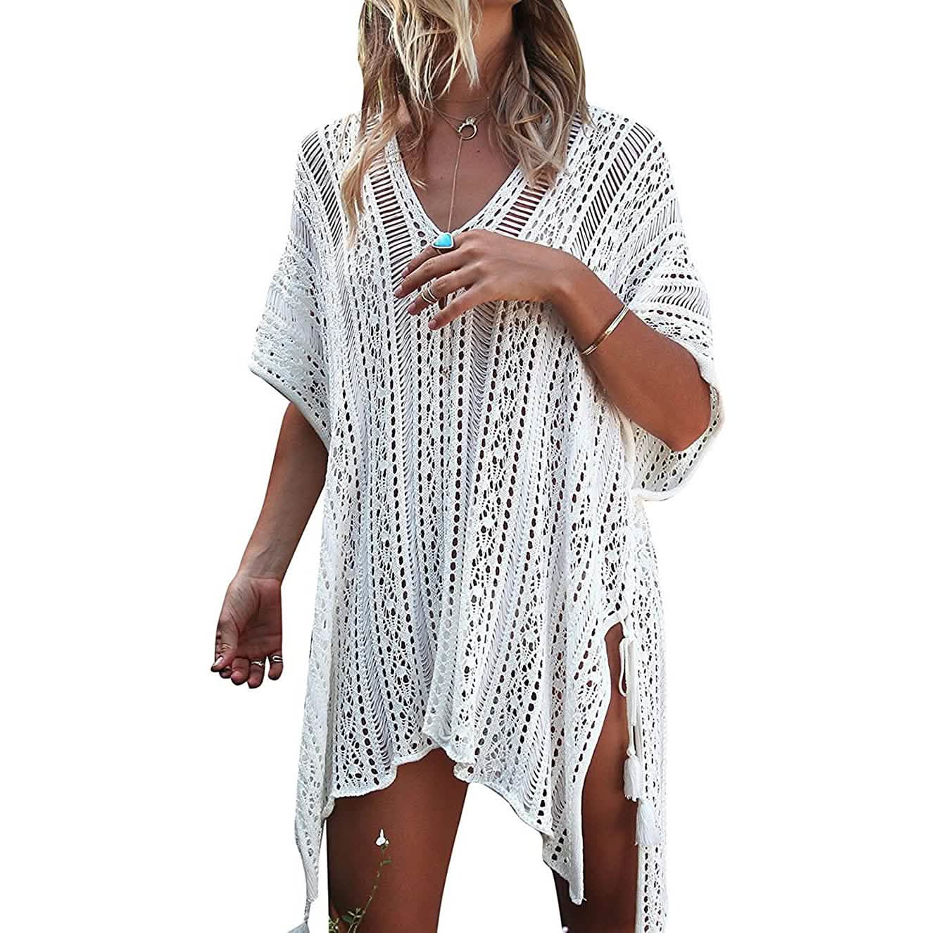 Damen Sommer Badeanzug Bikini Strand Badebekleidung Cover-up
