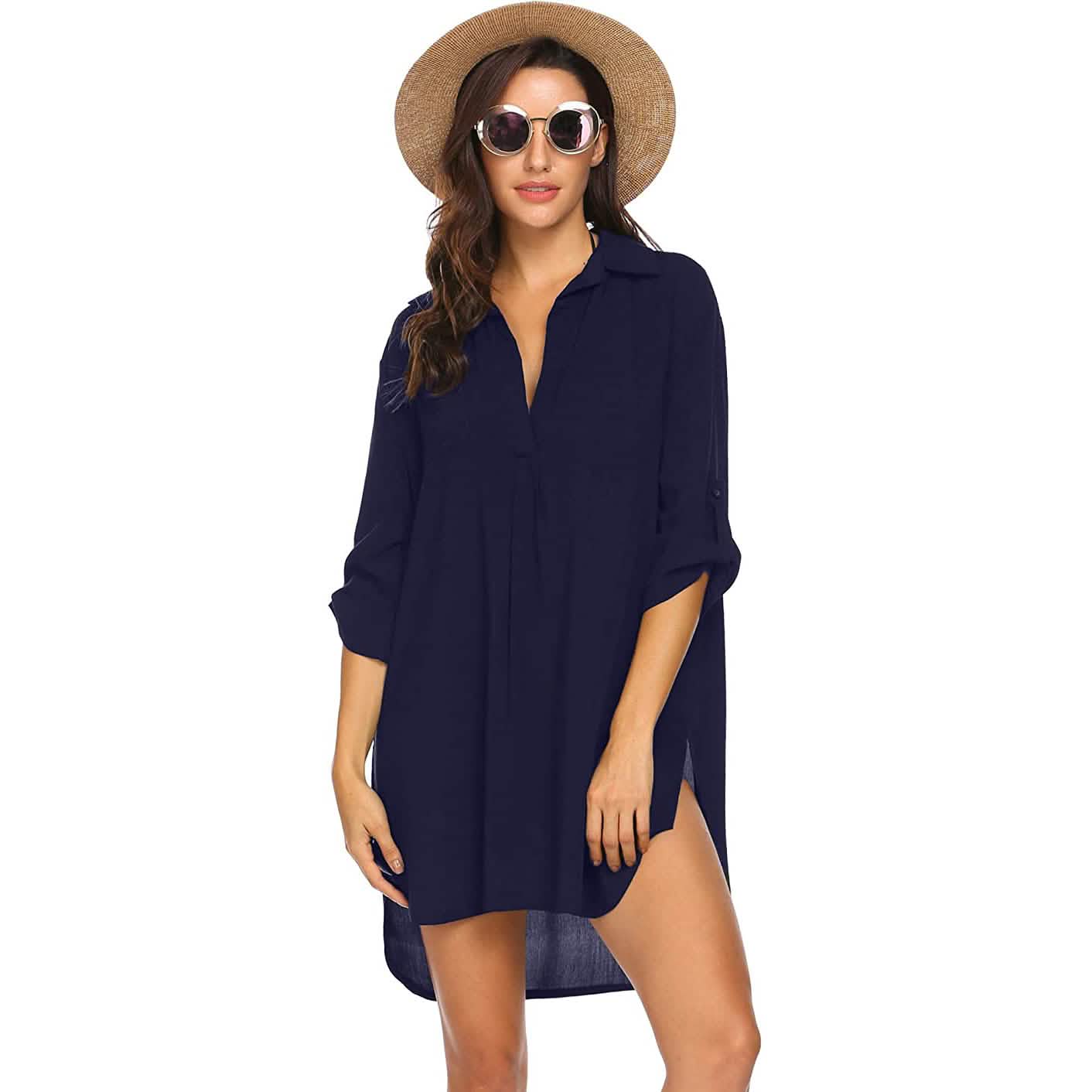 Damen Strandkleid als Badeanzug-Überwurf