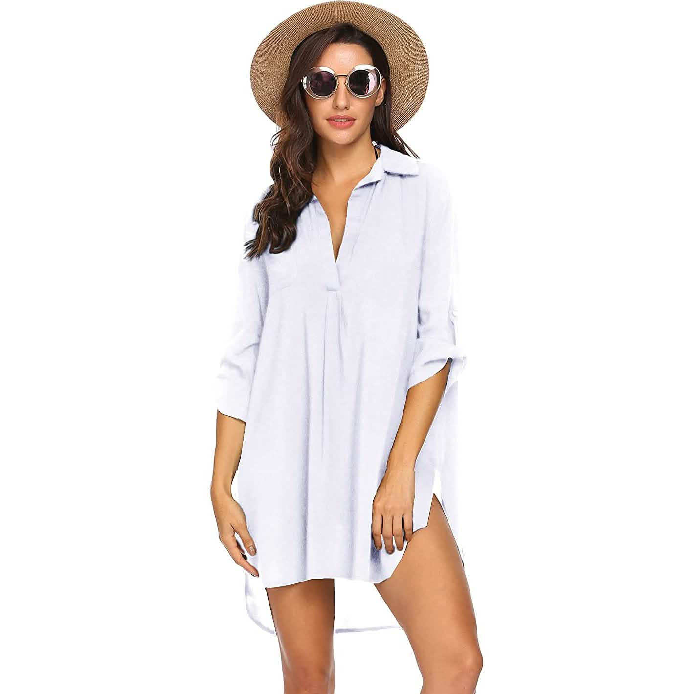Damen Strandkleid als Badeanzug-Überwurf