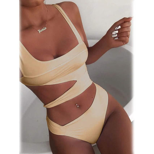 Damen Bademode Einteiliger Bikini-Badeanzug