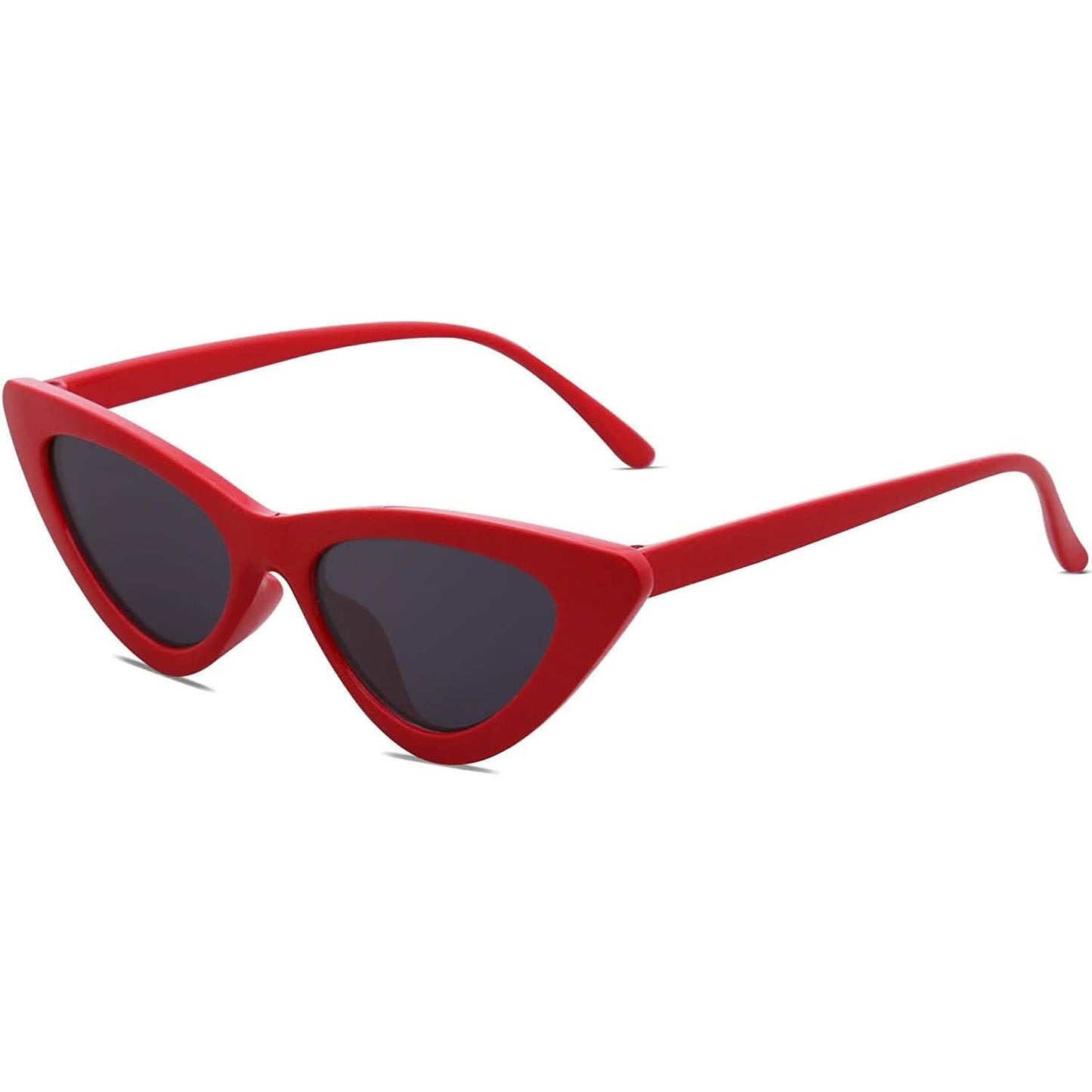 Vintage schmale Cateye-Sonnenbrille für Damen