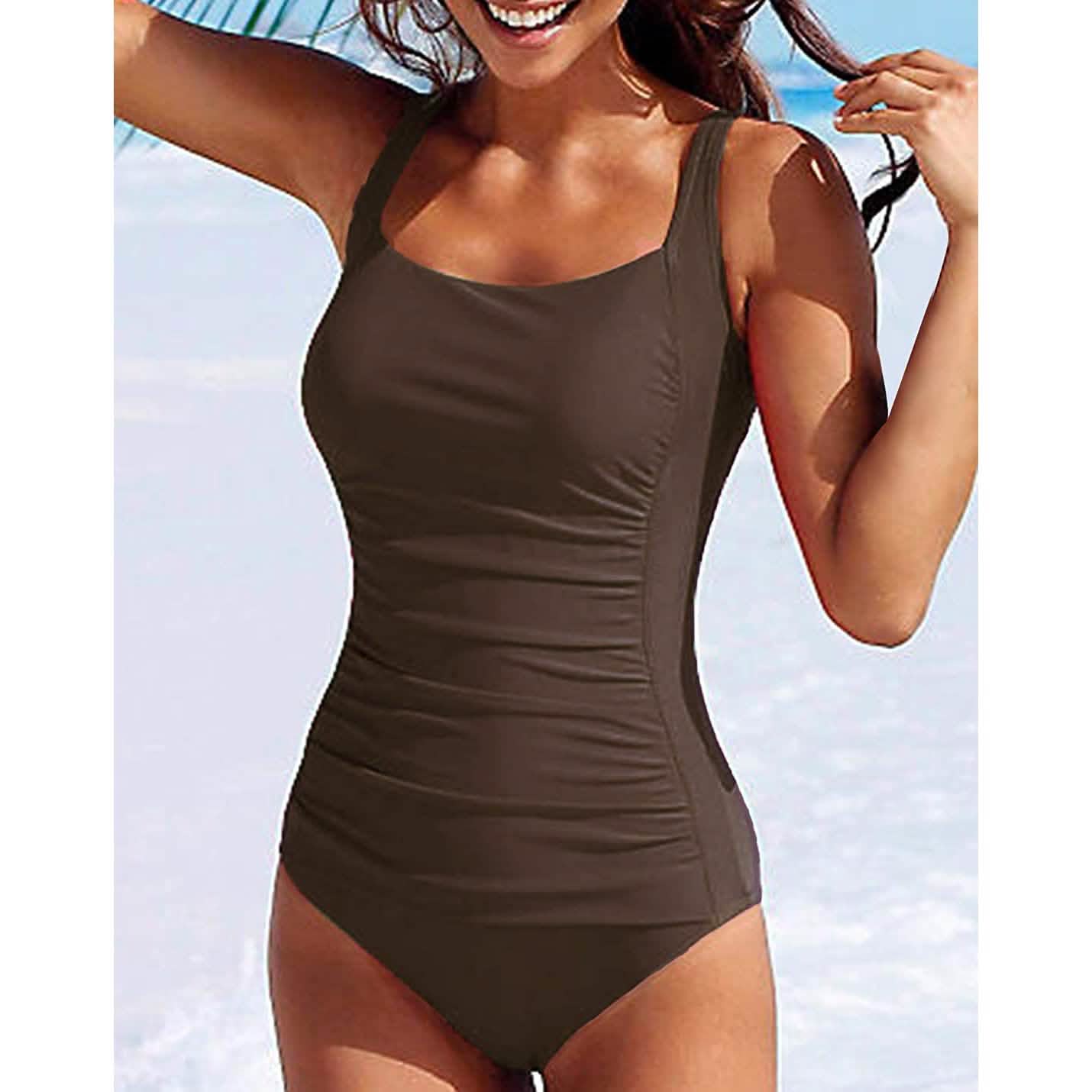 Einteiliger Retro-Badeanzug für Damen