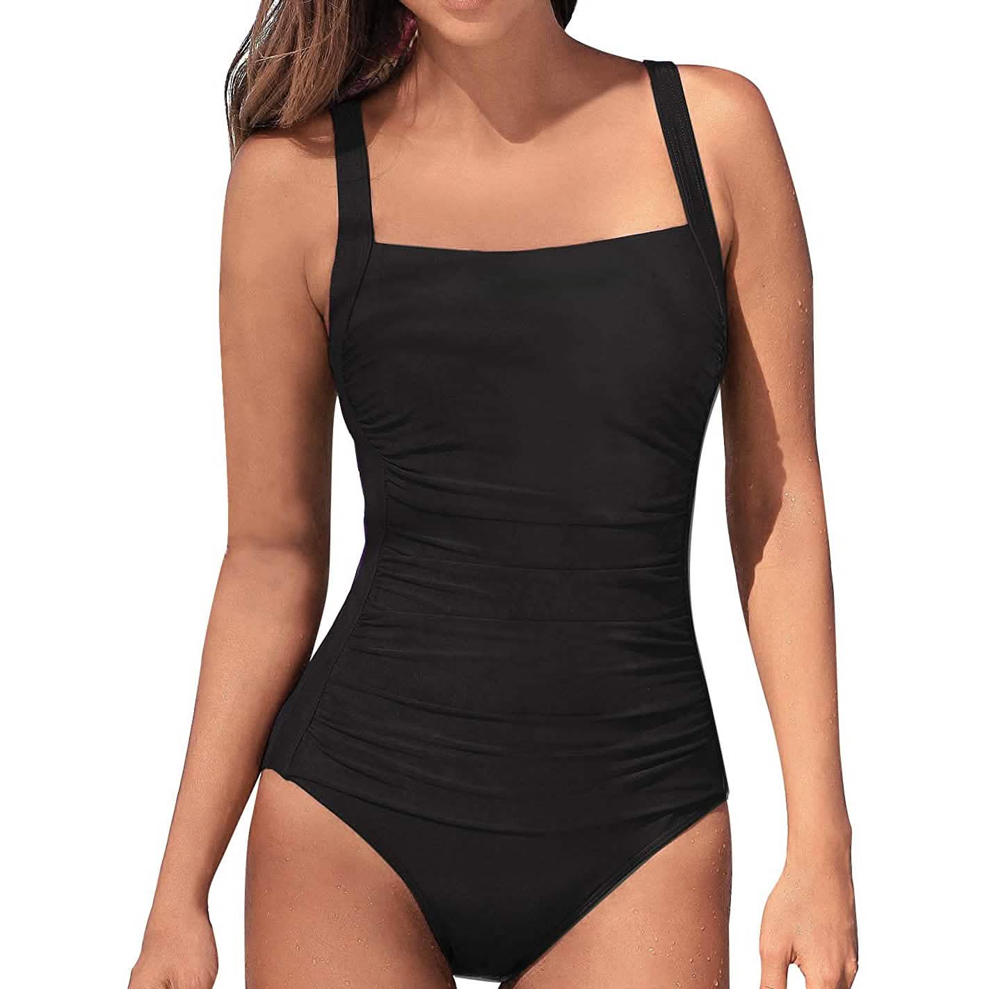 Einteiliger Retro-Badeanzug für Damen